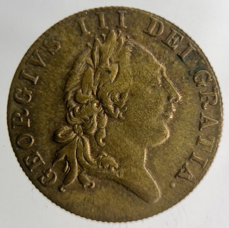 1701 British George III Gaming Good Old Days Token Coin | Fine Collectable Grade