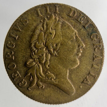 1701 British George III Gaming Good Old Days Token Coin | Fine Collectable Grade