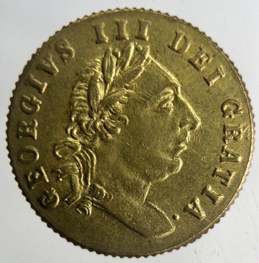 1701 British George III Gaming Good Old Days Token Coin | Fine Collectable Grade