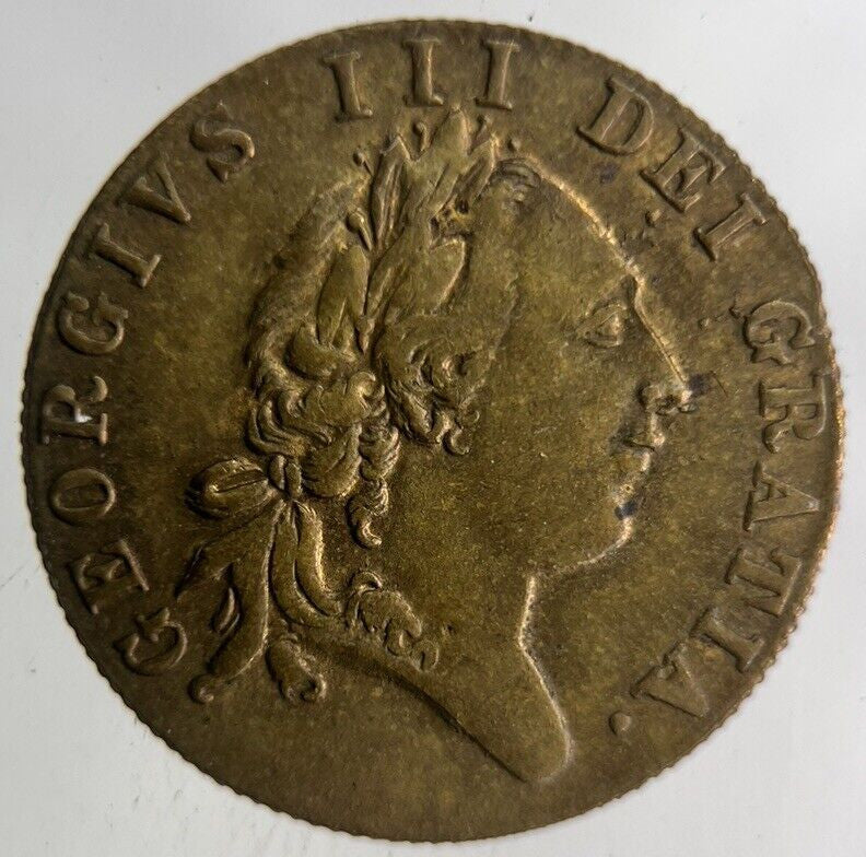 1701 British George III Gaming Good Old Days Token Coin | Fine Collectable Grade
