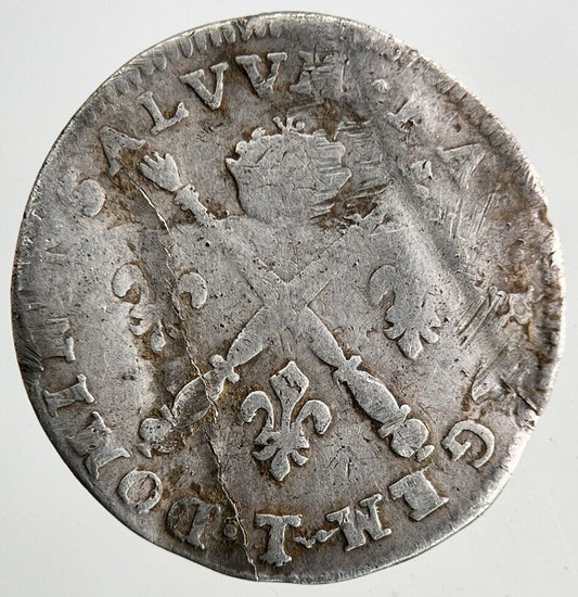 1702 France 5 Sols Silver Coin | Collectable Grade