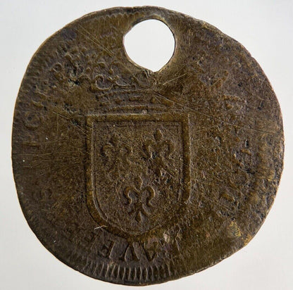 1700’s France Louis XVI Jeton Token Coin | Fine Collectable Grade
