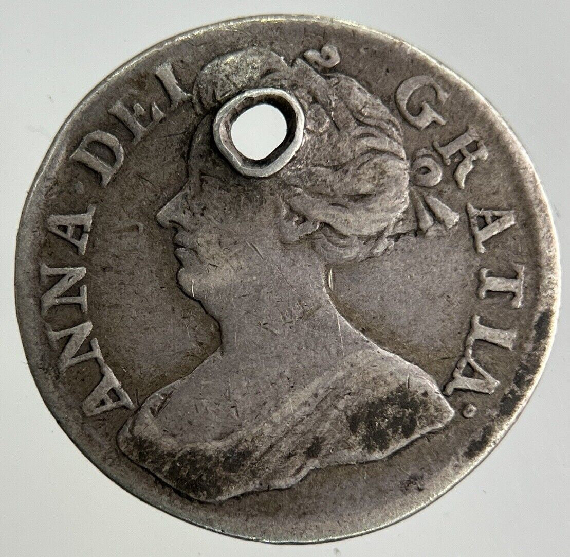 1710 Anne Maundy Four-Pence Silver Coin | Collectable Grade