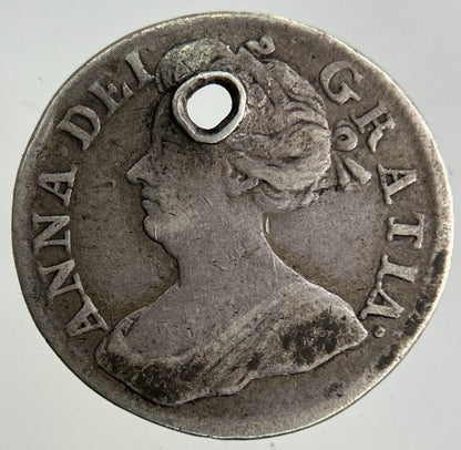 1710 Anne Maundy Four-Pence Silver Coin | Collectable Grade