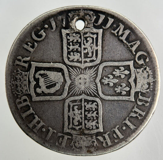 1711 Anne Shilling Silver Coin | Fine Collectable Grade