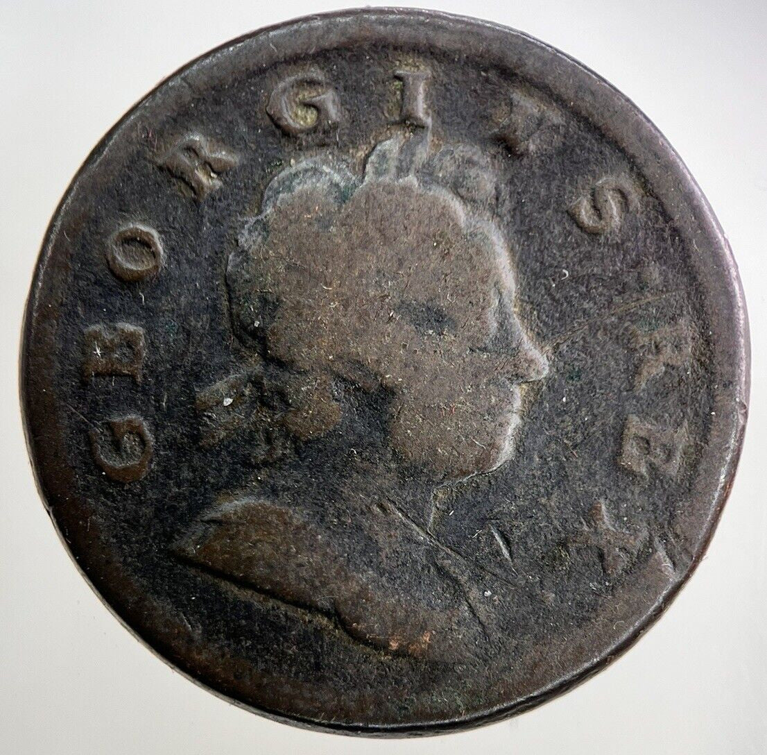 1718 George I 1st Half-Penny Coin | Collectable Grade