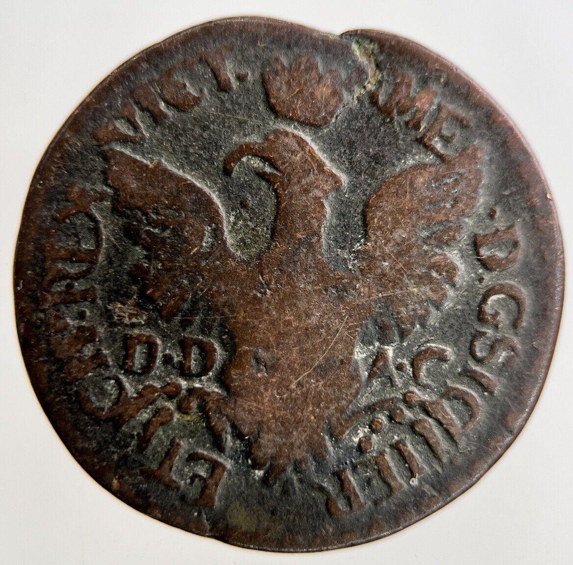 1716 Italy Italian States Sicily 1 Grano Coin | Collectable Grade