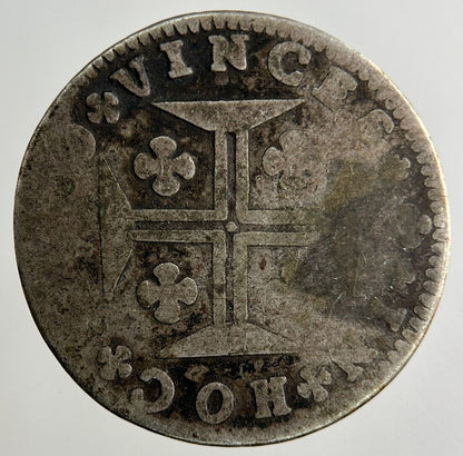 1706-1750 Portugal 60 Reis 3 Vintens Silver Coin | Collectable Grade