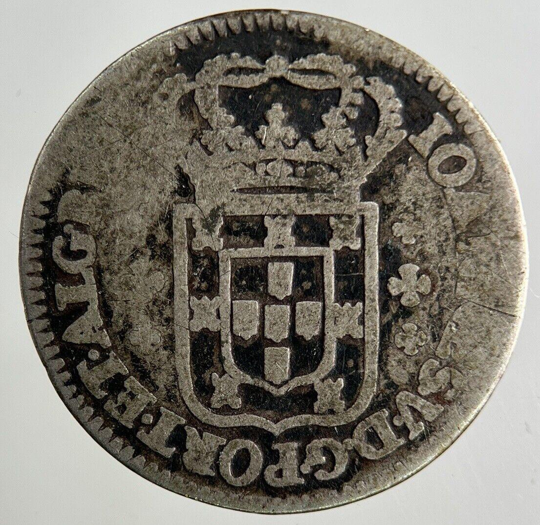 1706-1750 Portugal 60 Reis 3 Vintens Silver Coin | Collectable Grade
