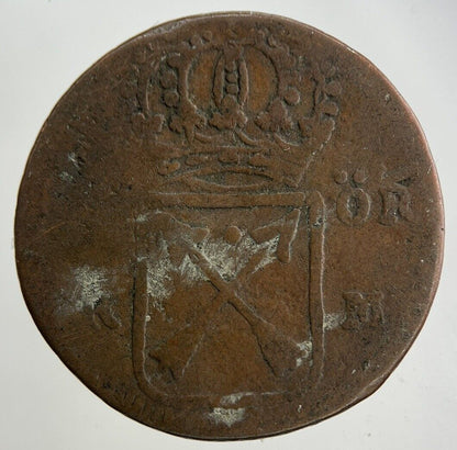 1719 Sweden 1 Ore Coin | Collectable Grade