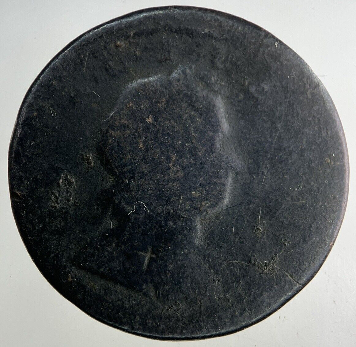 1719 George I 1st Half-Penny Coin | Fair Grade