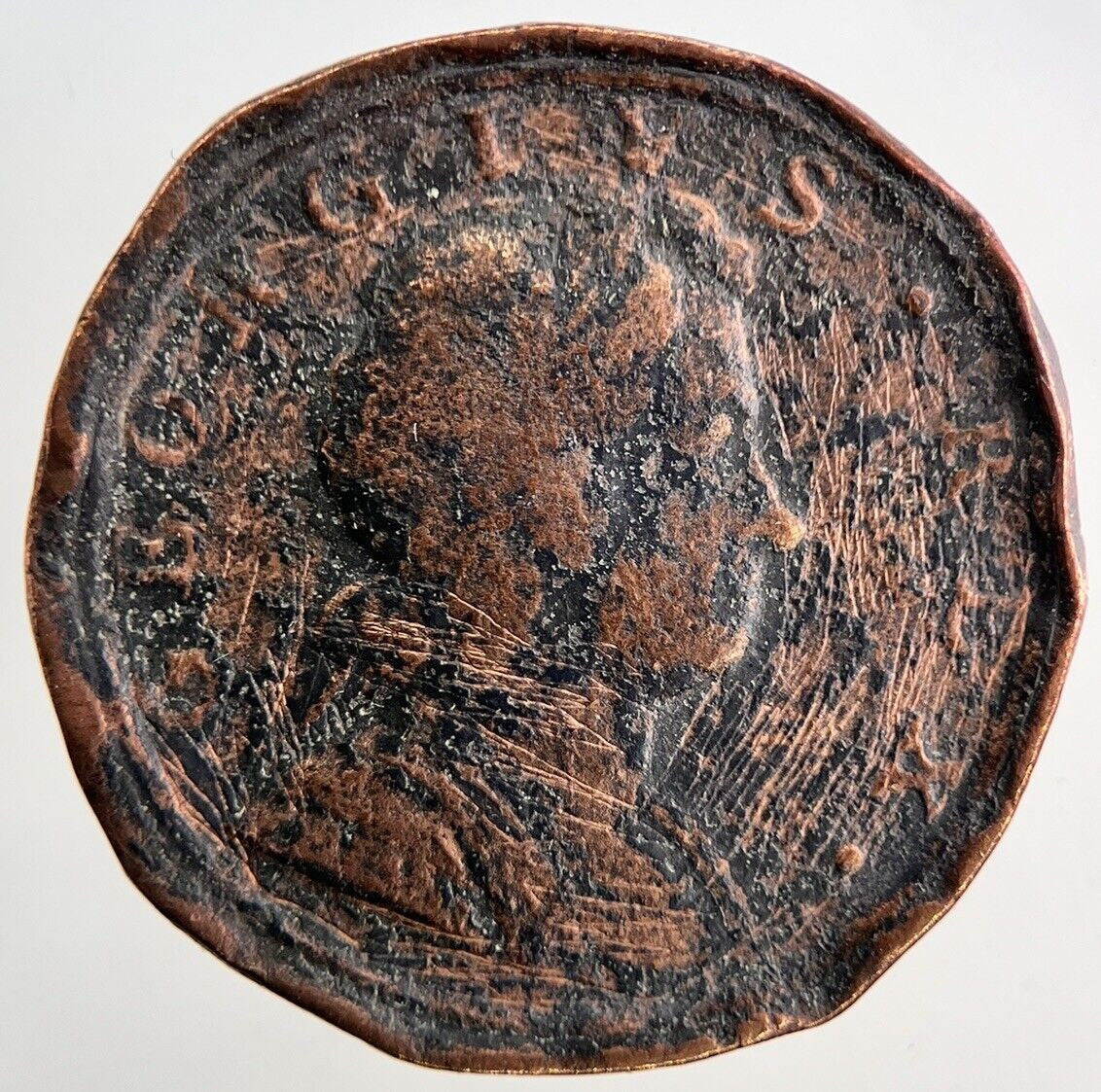 1721 George I 1st Half-Penny Coin | Collectable Grade