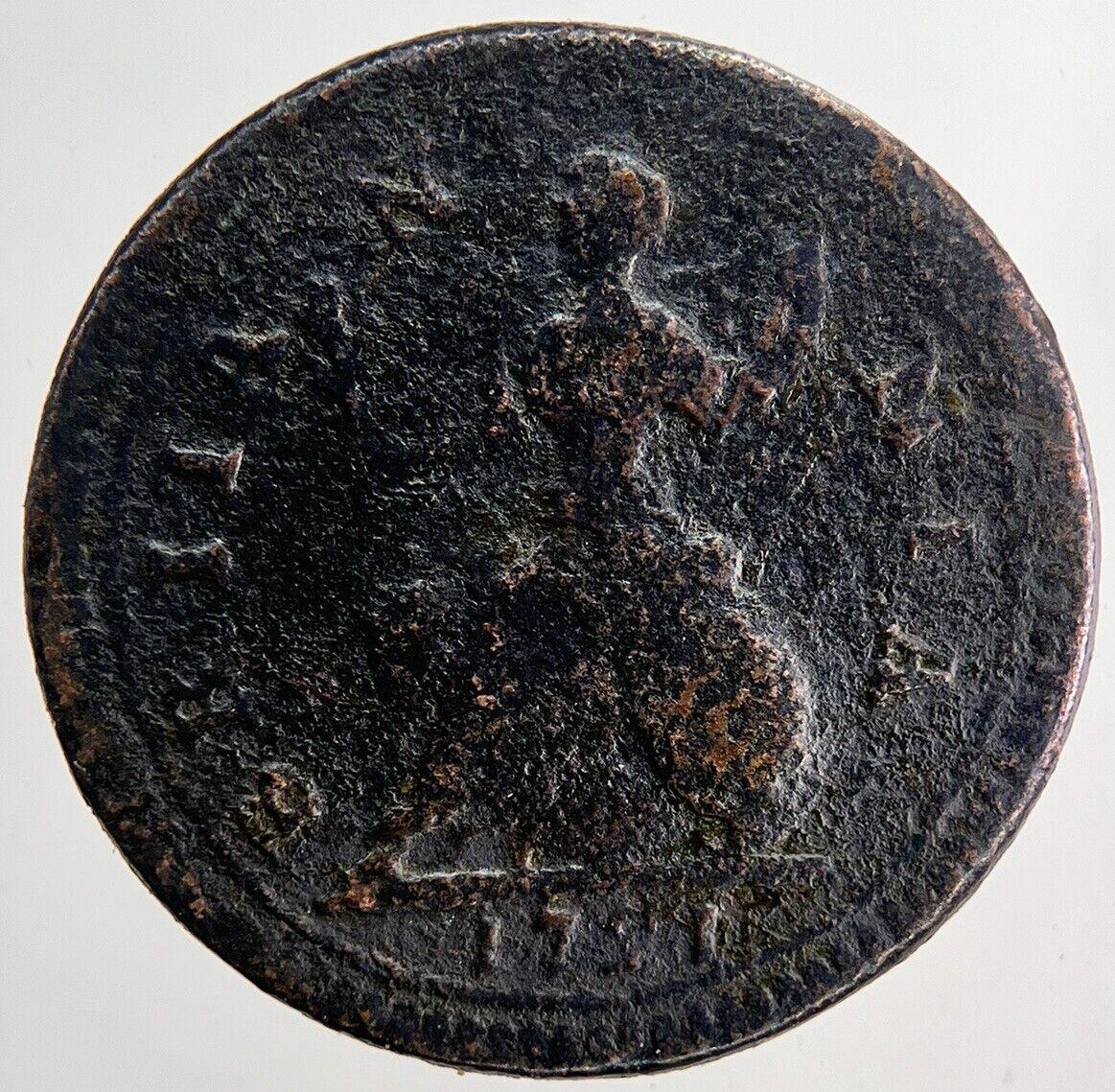 1721 George I 1st Farthing Coin | Collectable Grade | a6250