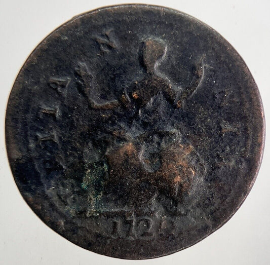 1720 George I 1st Farthing Coin | Fine Collectable Grade | a9888