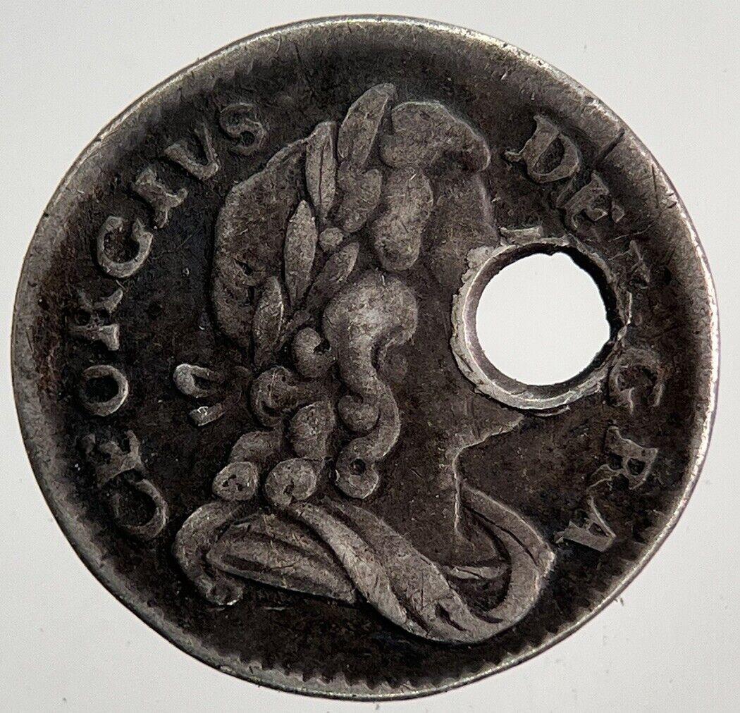 1721 George I Maundy Two-Pence Silver Coin | Collectable Grade