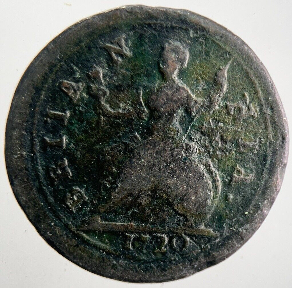 1720 George I 1st Farthing Coin | Collectable Grade | a4666