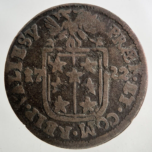 1722 Switzerland Swiss 1 Batzen Coin | Collectable Grade