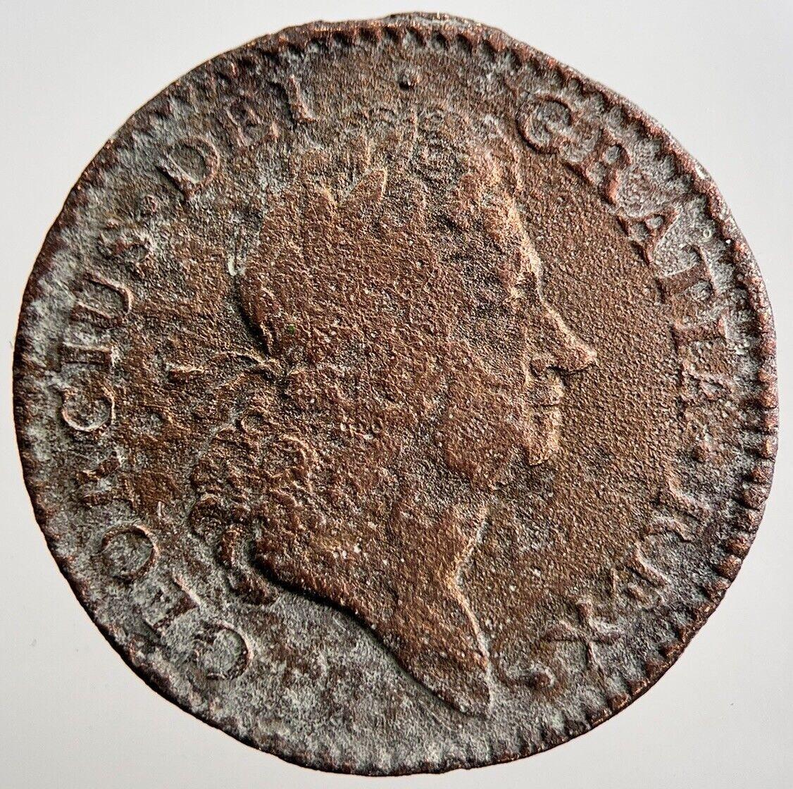1723 Irish Hibernia Half-Penny Coin | Collectable Grade