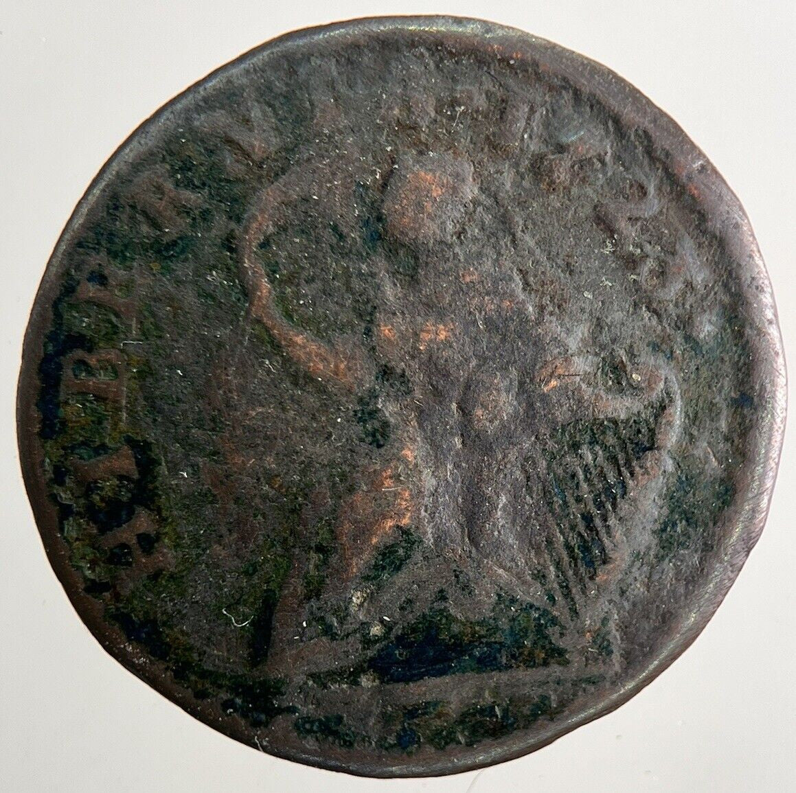 1723 Irish Hibernia Farthing Coin | Collectable Grade