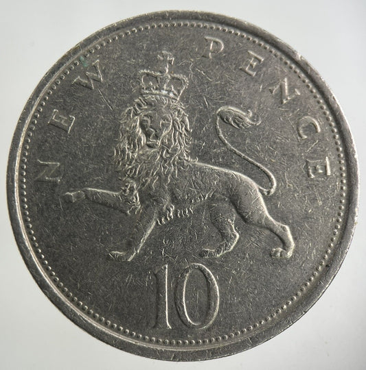 1976 Elizabeth II 2nd 10p Ten-Pence Coin | Fine Collectable Grade