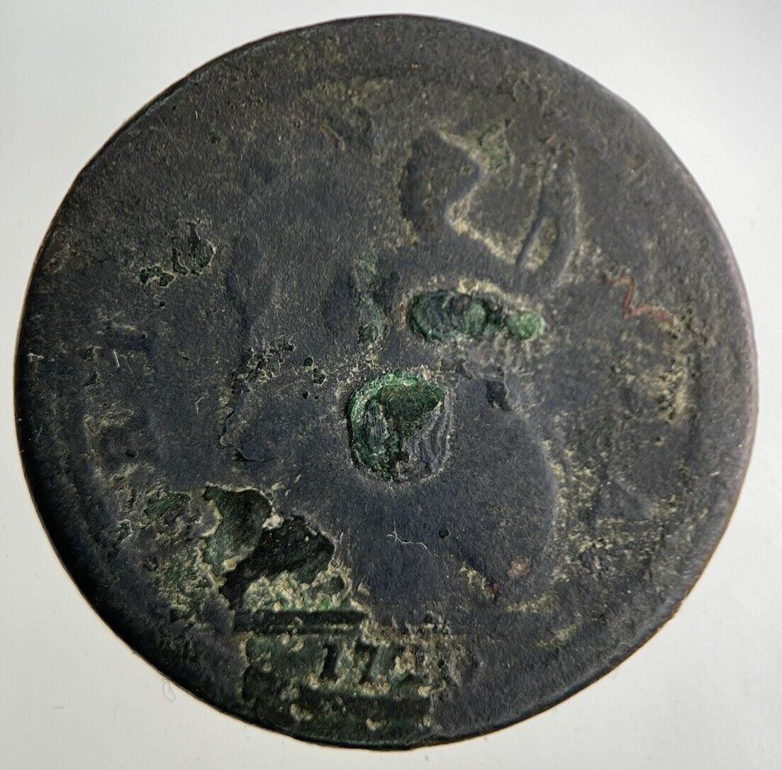 1720 George I 1st Half-Penny Coin | Fair Grade