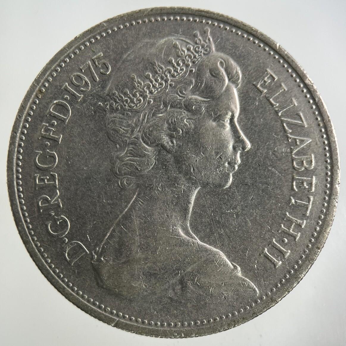 1975 Elizabeth II 2nd 10p Ten-Pence Coin | Fine Collectable Grade