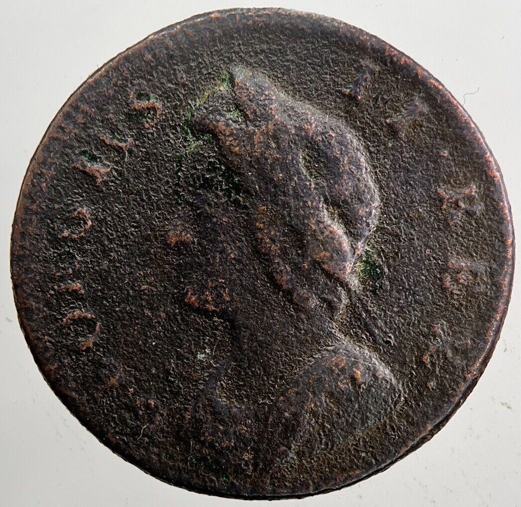 1730 George II 2nd Farthing Coin | Collectable Grade | a5950