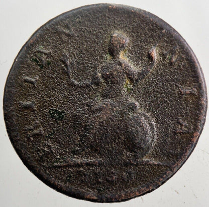 1730 George II 2nd Farthing Coin | Collectable Grade | a5950