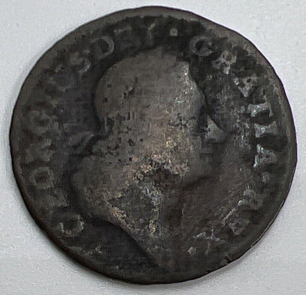 1725 Irish Harp Right Farthing Coin | Collectable Grade