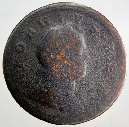 1724 George I 1st Half-Penny Coin | Collectable Grade