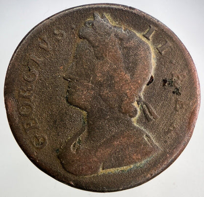 1730 George II 2nd Half-Penny Coin | Collectable Grade