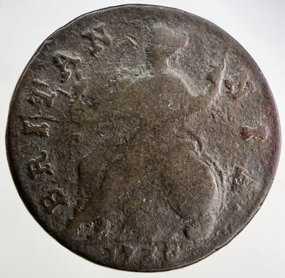 1730 George II 2nd Half-Penny Coin | Collectable Grade