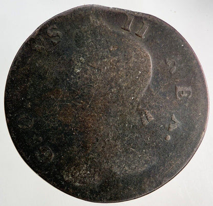 1731 George II 2nd Half-Penny Coin | Collectable Grade