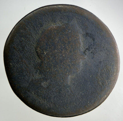 1724 George I 1st Half-Penny Coin | Fair Grade