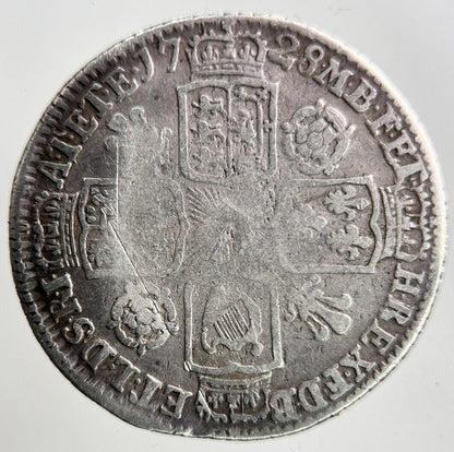 1728 George I 1st Sixpence Silver Coin | Fine Collectable Grade
