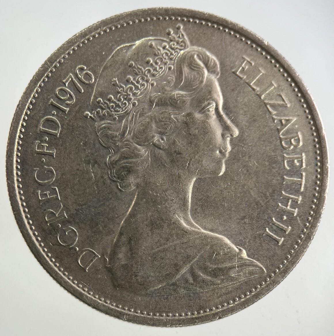 1976 Elizabeth II 2nd 10p Ten-Pence Coin | Fine Collectable Grade