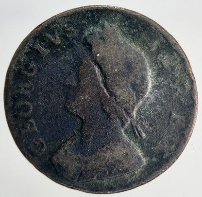 1733 George II Farthing Coin | Fair Grade | a1947