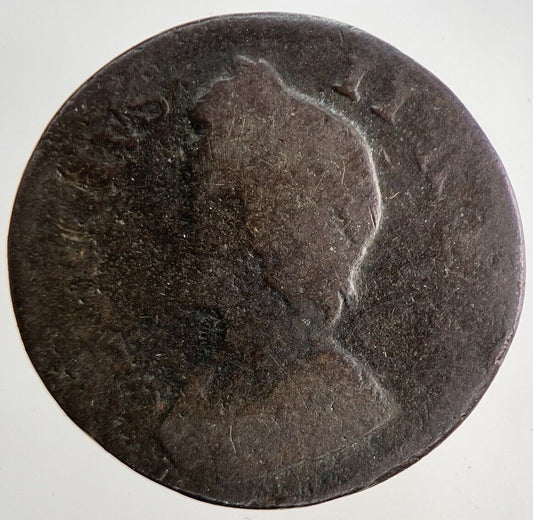 1735 George II 2nd Farthing Coin | Collectable Grade | a8391