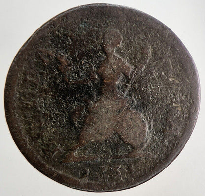 1735 George II 2nd Farthing Coin | Collectable Grade | a8391