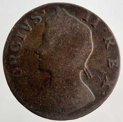 1737 George II 2nd Farthing Coin | Collectable Grade