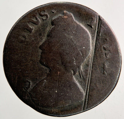 1737 George II 2nd Farthing Coin | Collectable Grade