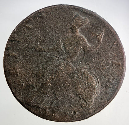 1732 George II 2nd Half-Penny Coin | Collectable Grade