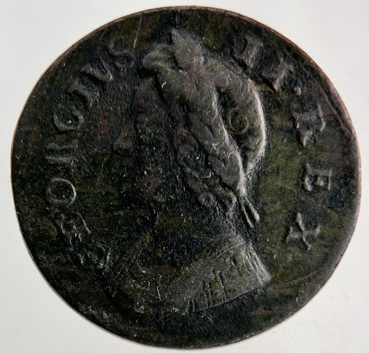 1736 George II 2nd Farthing Coin | Fine Collectable Grade