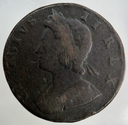 1732 George II 2nd Half-Penny Coin | Collectable Grade