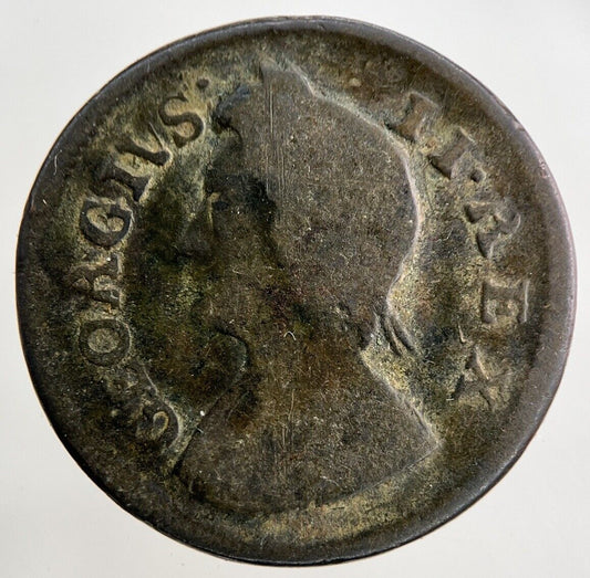 1736 George II 2nd Farthing Coin | Fine Collectable Grade