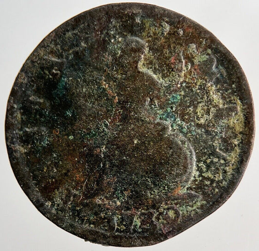 1739 George II 2nd Farthing Coin | Collectable Grade | a6305