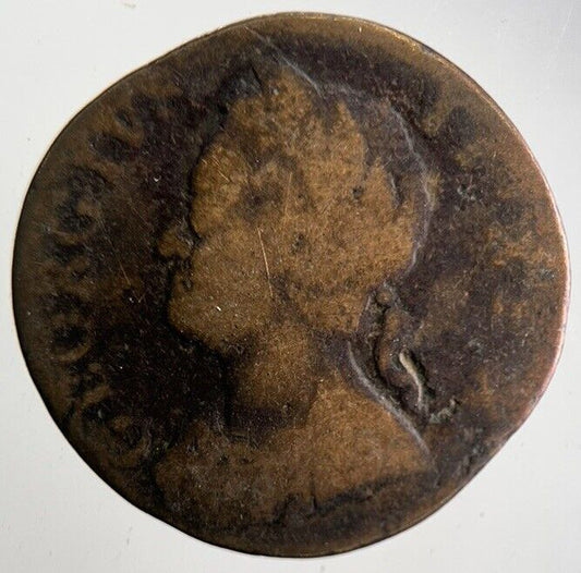 1744 George II 2nd Farthing Coin | Collectable Grade | a4667