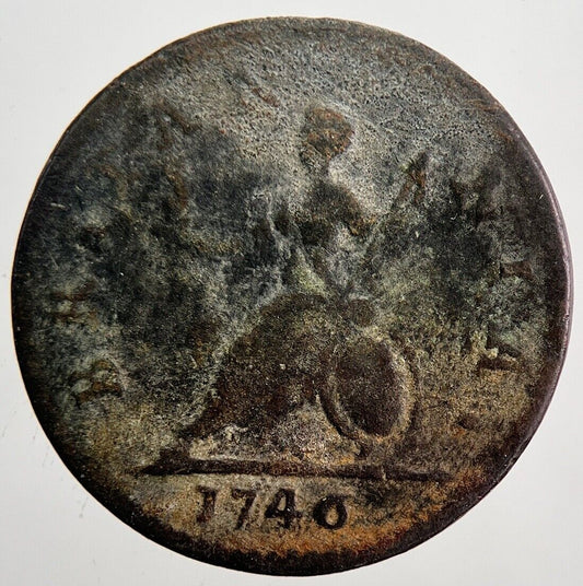 1746 George II 2nd Farthing Coin | Collectable Grade | a6043