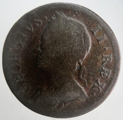 1746 George II 2nd Farthing Coin | Collectable Grade | a4531