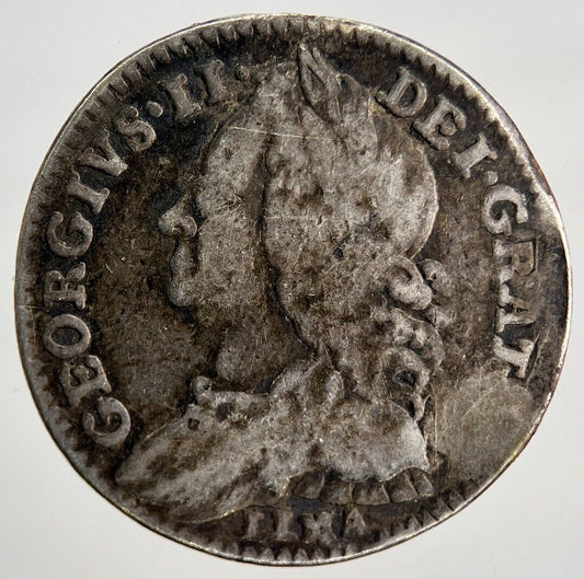 1746 George 2nd II Sixpence Silver Coin | Collectable Grade | a1995